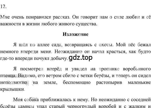 Решение 3. номер 12 (страница 175) гдз по русскому языку 6 класс Быстрова, Кибирева, учебник 1 часть