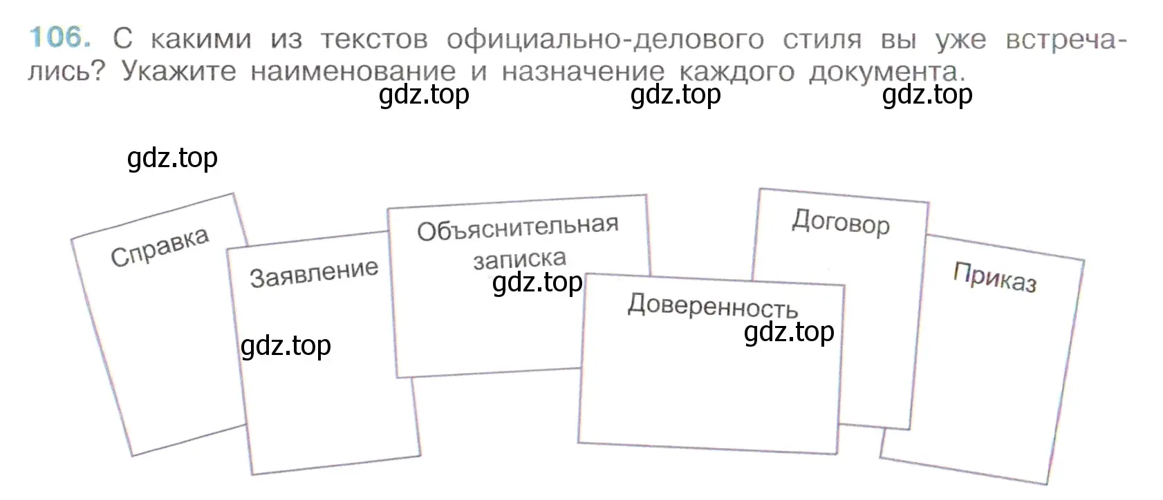 Условие номер 106 (страница 50) гдз по русскому языку 6 класс Баранов, Ладыженская, учебник 1 часть