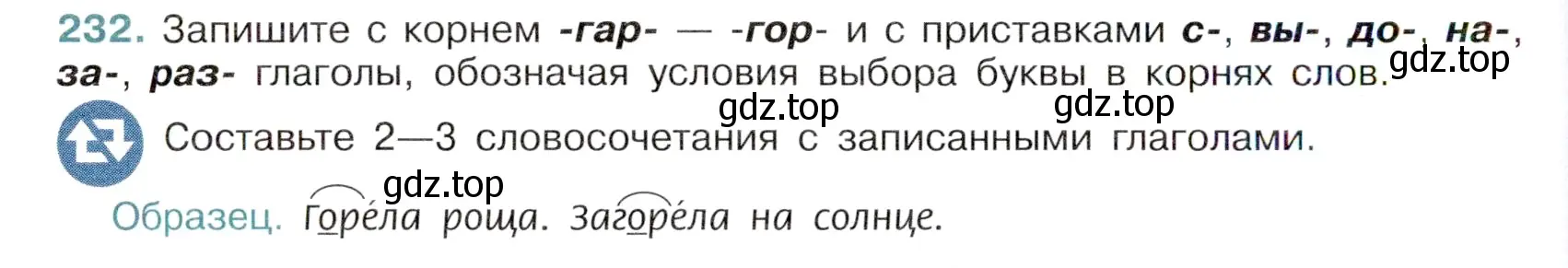 Условие номер 232 (страница 116) гдз по русскому языку 6 класс Баранов, Ладыженская, учебник 1 часть