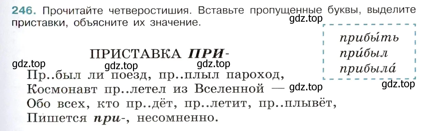 Условие номер 246 (страница 121) гдз по русскому языку 6 класс Баранов, Ладыженская, учебник 1 часть