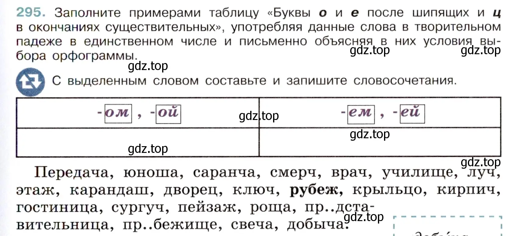 Условие номер 295 (страница 141) гдз по русскому языку 6 класс Баранов, Ладыженская, учебник 1 часть