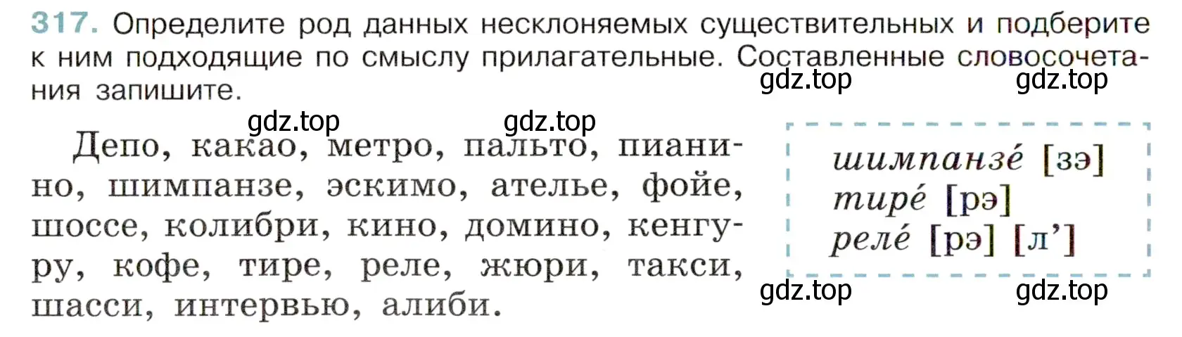 Условие номер 317 (страница 148) гдз по русскому языку 6 класс Баранов, Ладыженская, учебник 1 часть