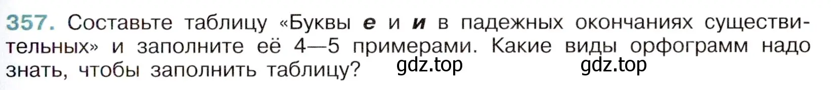 Условие номер 357 (страница 165) гдз по русскому языку 6 класс Баранов, Ладыженская, учебник 1 часть