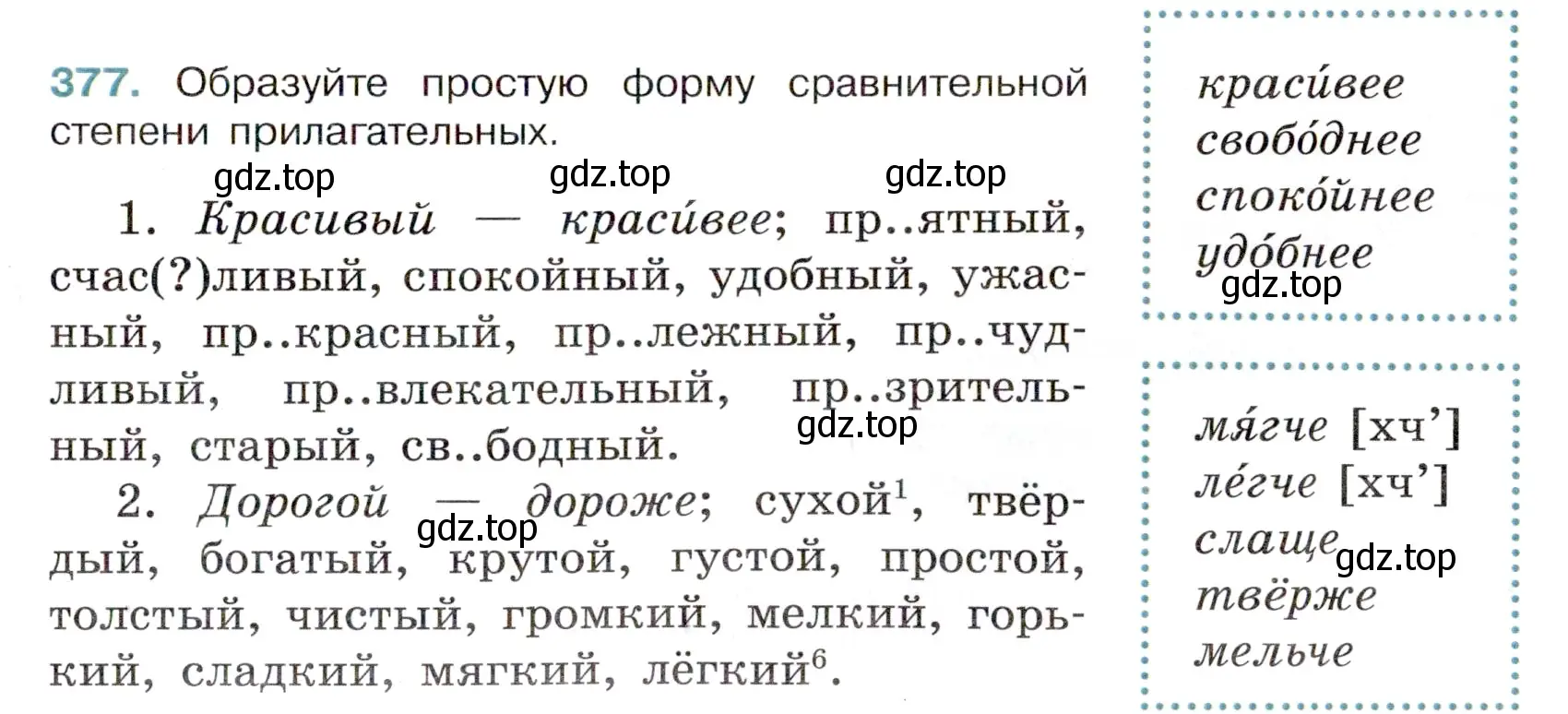 Условие номер 377 (страница 11) гдз по русскому языку 6 класс Баранов, Ладыженская, учебник 2 часть