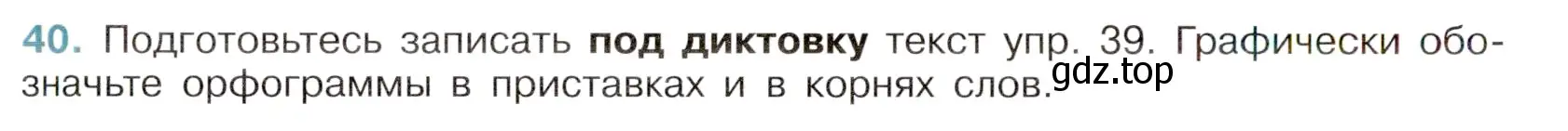 Условие номер 40 (страница 20) гдз по русскому языку 6 класс Баранов, Ладыженская, учебник 1 часть