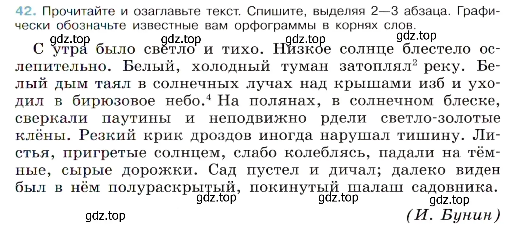 Условие номер 42 (страница 21) гдз по русскому языку 6 класс Баранов, Ладыженская, учебник 1 часть