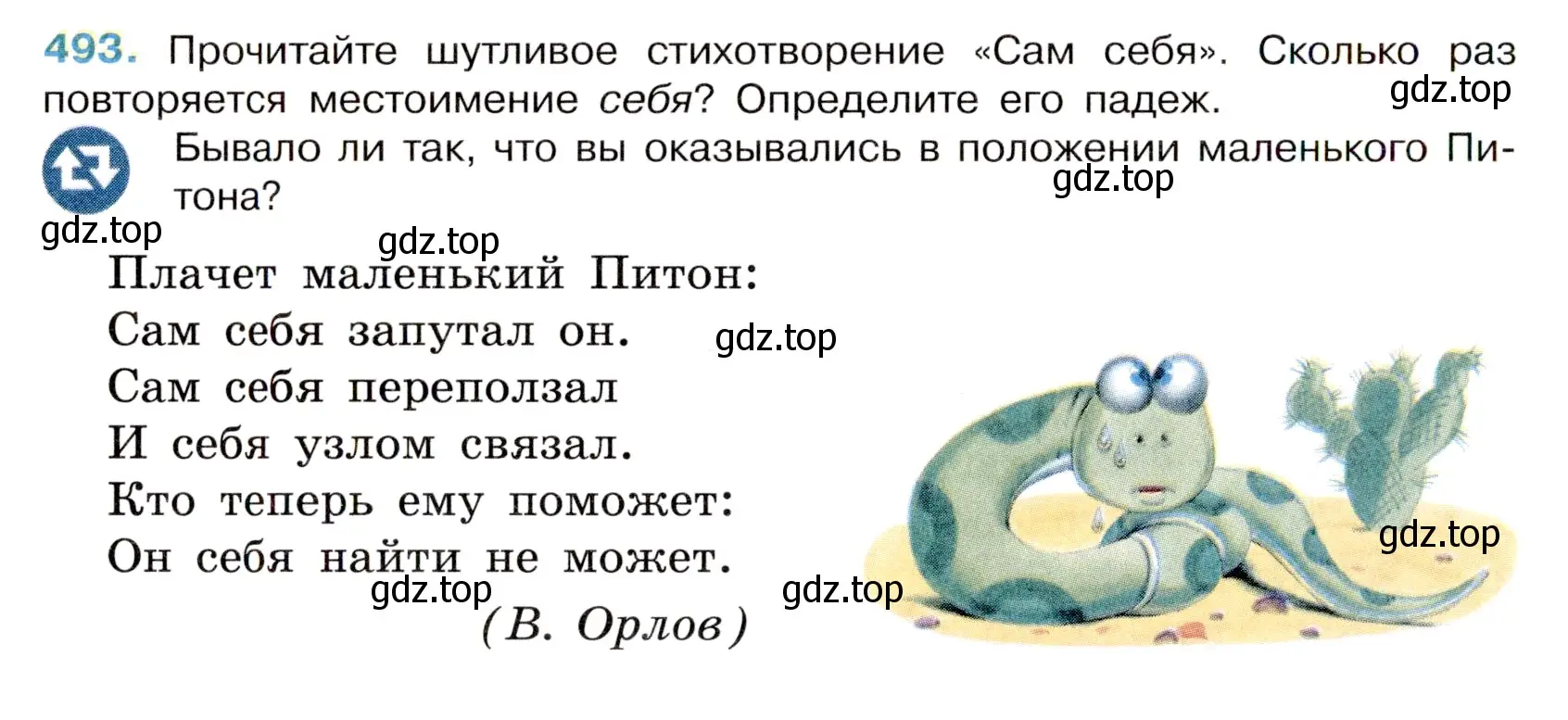 Условие номер 493 (страница 72) гдз по русскому языку 6 класс Баранов, Ладыженская, учебник 2 часть