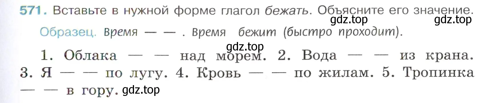 Условие номер 571 (страница 111) гдз по русскому языку 6 класс Баранов, Ладыженская, учебник 2 часть