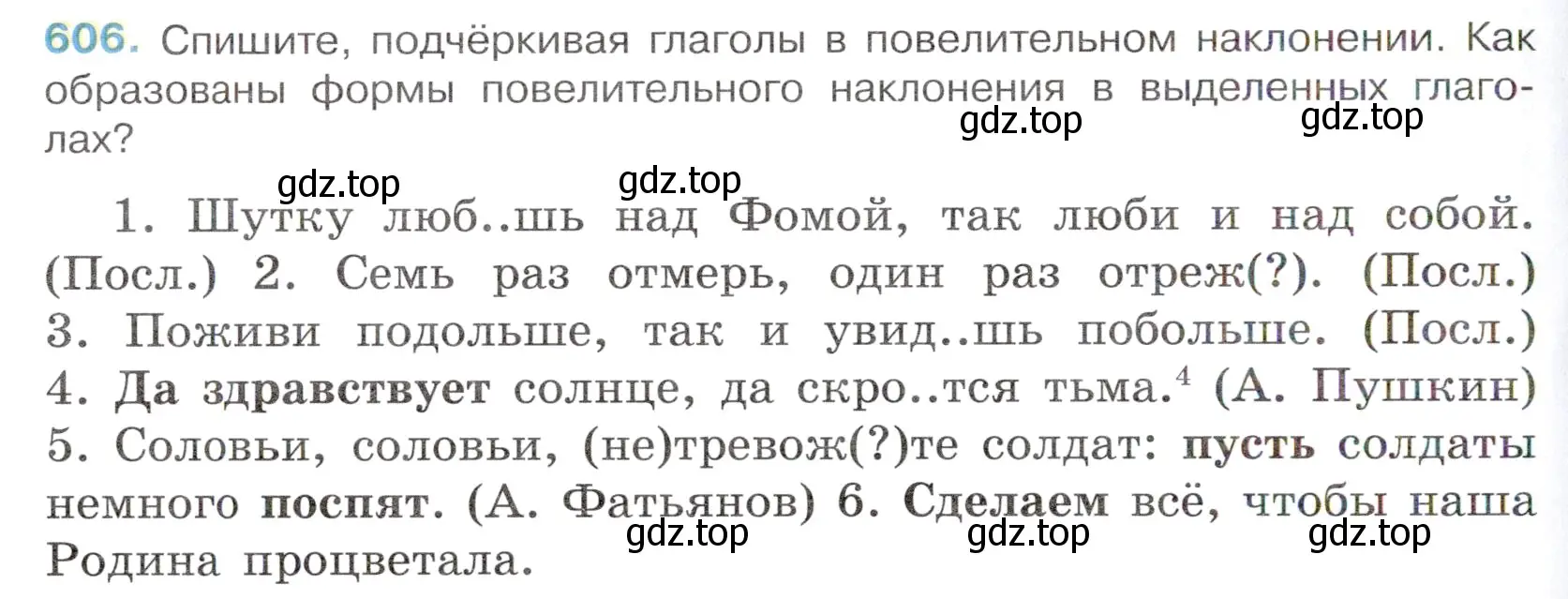 Условие номер 606 (страница 130) гдз по русскому языку 6 класс Баранов, Ладыженская, учебник 2 часть