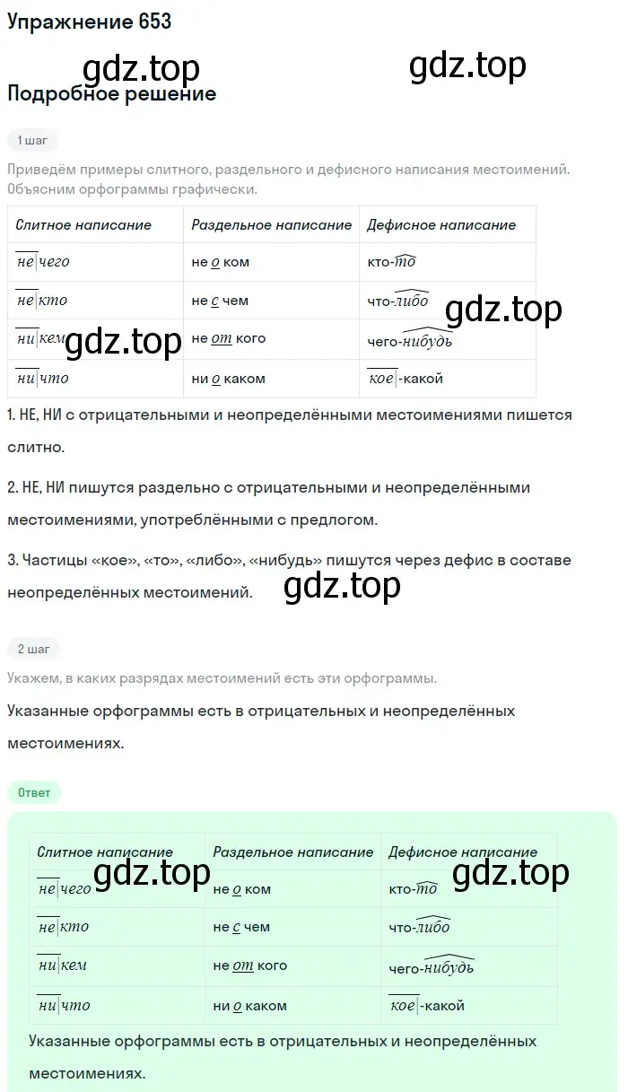 Решение номер 653 (страница 149) гдз по русскому языку 6 класс Баранов, Ладыженская, учебник 2 часть