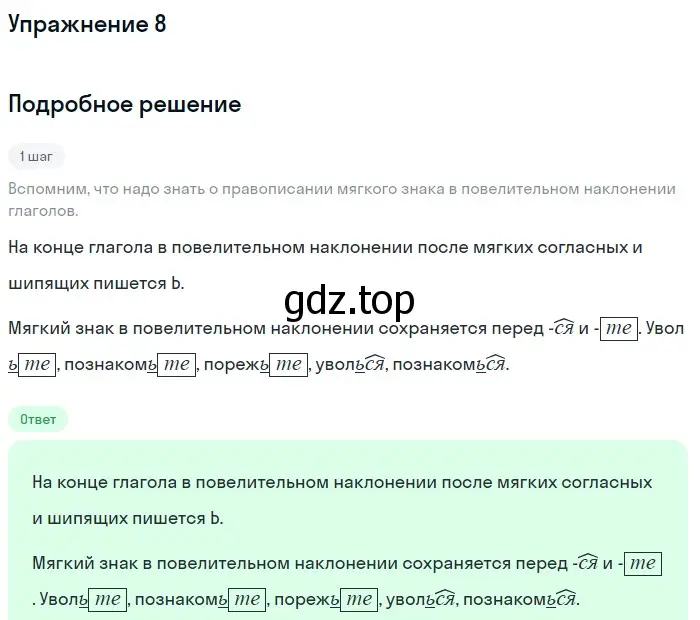 Решение номер 8 (страница 142) гдз по русскому языку 6 класс Баранов, Ладыженская, учебник 2 часть