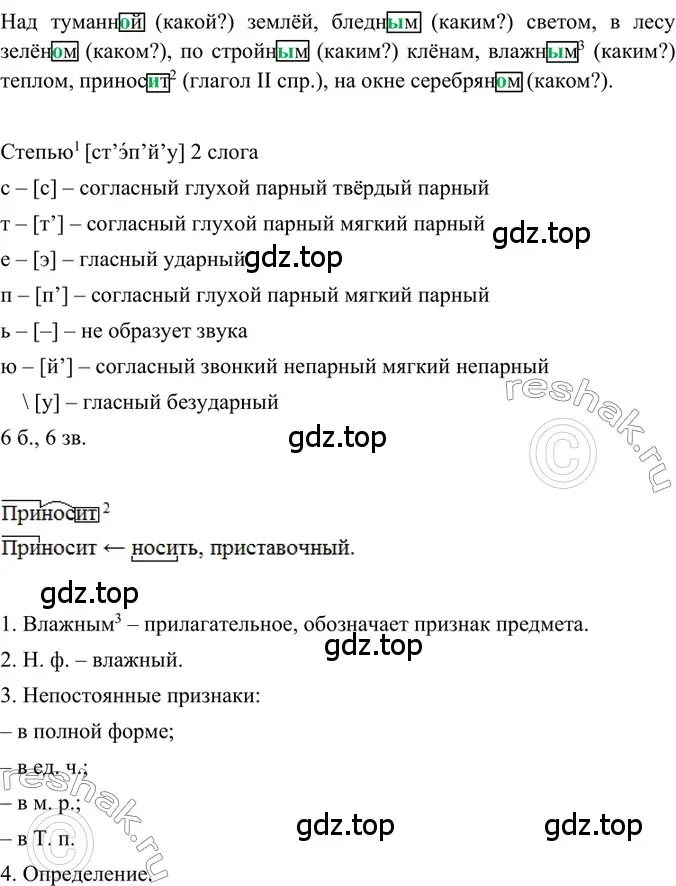 Решение 2. номер 51 (страница 25) гдз по русскому языку 6 класс Баранов, Ладыженская, учебник 1 часть