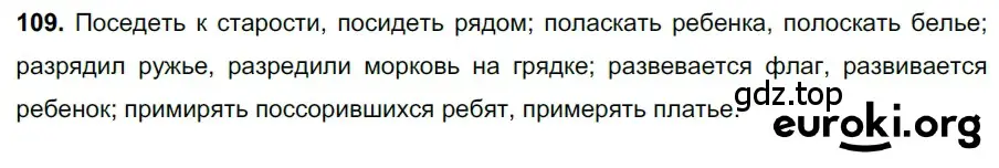 Решение 3. номер 109 (страница 54) гдз по русскому языку 6 класс Баранов, Ладыженская, учебник 1 часть