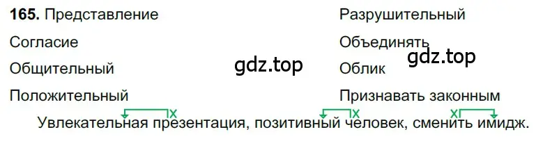 Решение 3. номер 165 (страница 80) гдз по русскому языку 6 класс Баранов, Ладыженская, учебник 1 часть