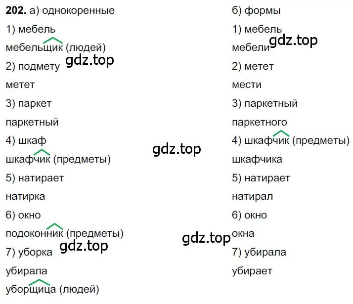 Решение 3. номер 202 (страница 100) гдз по русскому языку 6 класс Баранов, Ладыженская, учебник 1 часть