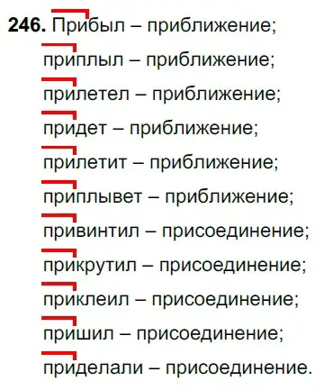 Решение 3. номер 246 (страница 121) гдз по русскому языку 6 класс Баранов, Ладыженская, учебник 1 часть