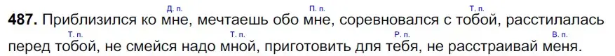 Решение 3. номер 487 (страница 69) гдз по русскому языку 6 класс Баранов, Ладыженская, учебник 2 часть