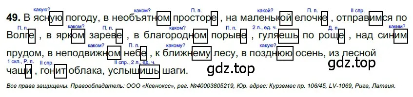 Решение 3. номер 49 (страница 24) гдз по русскому языку 6 класс Баранов, Ладыженская, учебник 1 часть