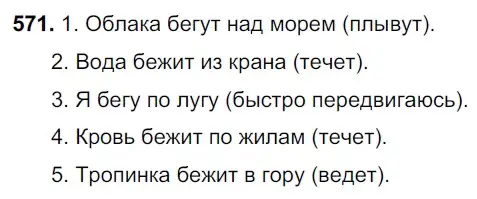 Решение 3. номер 571 (страница 111) гдз по русскому языку 6 класс Баранов, Ладыженская, учебник 2 часть