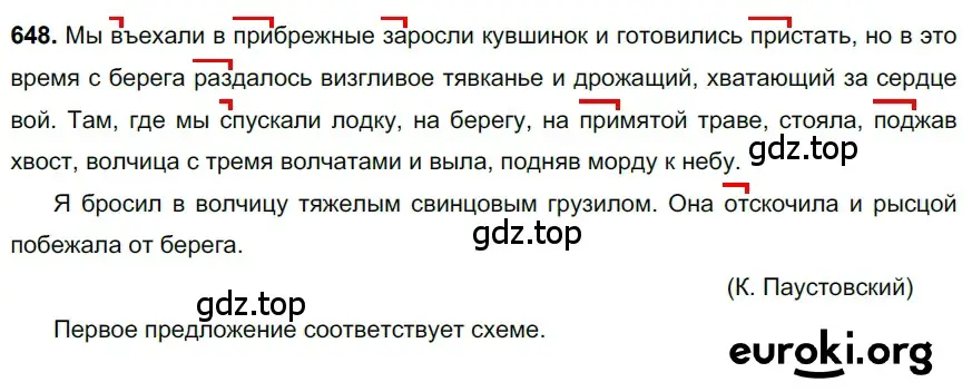 Решение 3. номер 648 (страница 148) гдз по русскому языку 6 класс Баранов, Ладыженская, учебник 2 часть