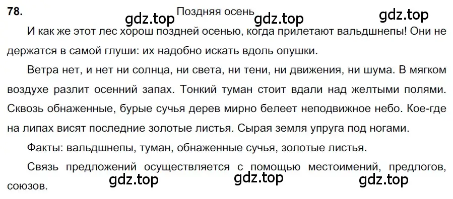 Решение 3. номер 78 (страница 38) гдз по русскому языку 6 класс Баранов, Ладыженская, учебник 1 часть