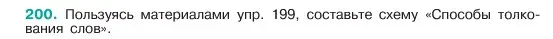 Условие номер 200 (страница 106) гдз по русскому языку 6 класс Баранов, Ладыженская, учебник 1 часть