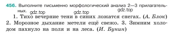 Условие номер 456 (страница 30) гдз по русскому языку 6 класс Баранов, Ладыженская, учебник 2 часть