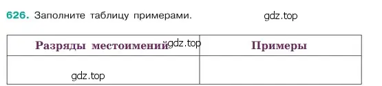 Условие номер 626 (страница 113) гдз по русскому языку 6 класс Баранов, Ладыженская, учебник 2 часть