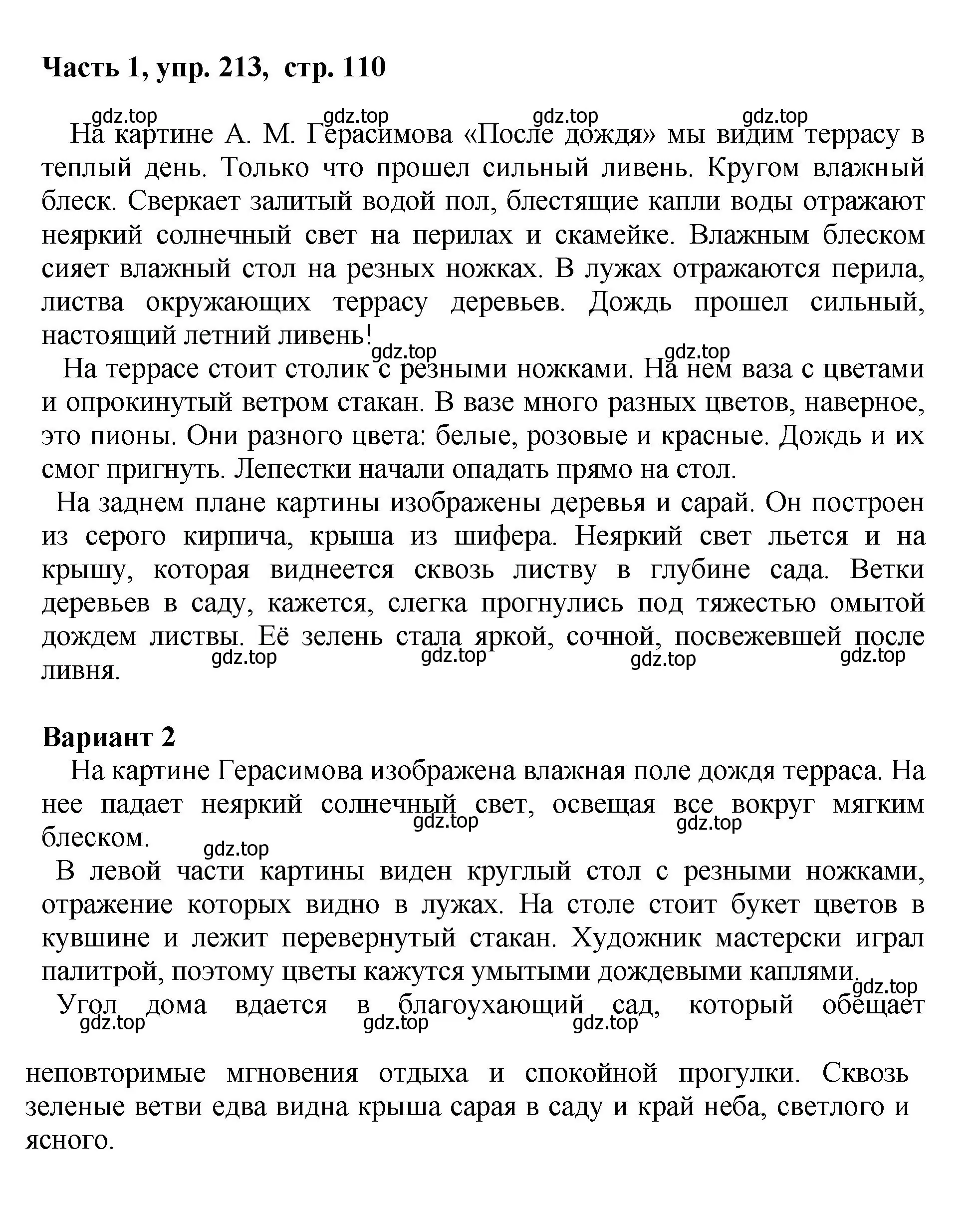 Решение номер 213 (страница 110) гдз по русскому языку 6 класс Баранов, Ладыженская, учебник 1 часть