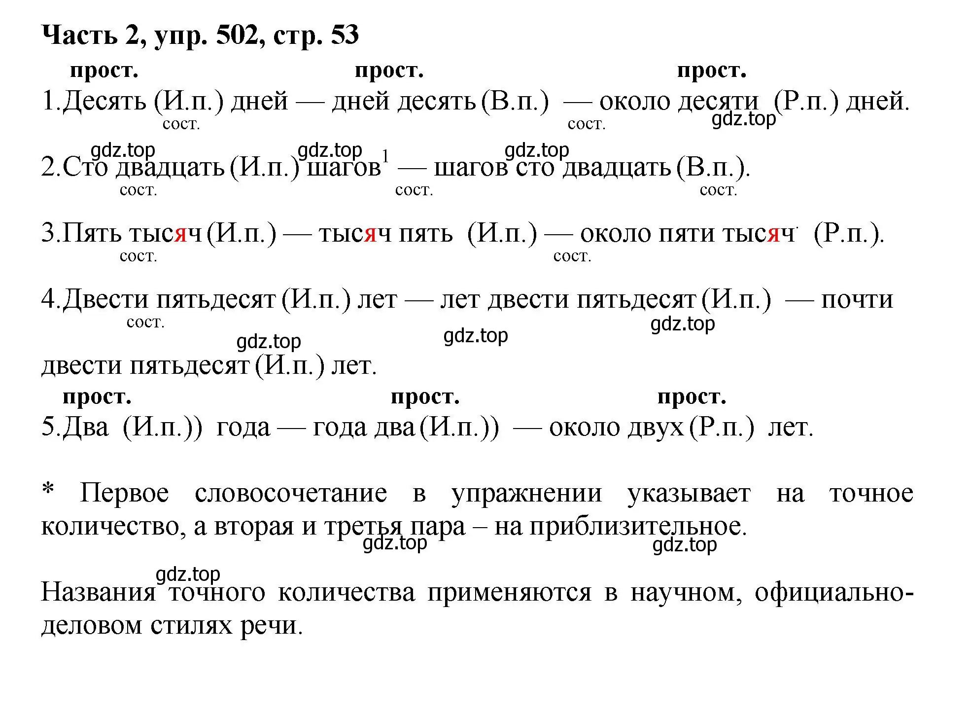 Решение номер 502 (страница 53) гдз по русскому языку 6 класс Баранов, Ладыженская, учебник 2 часть