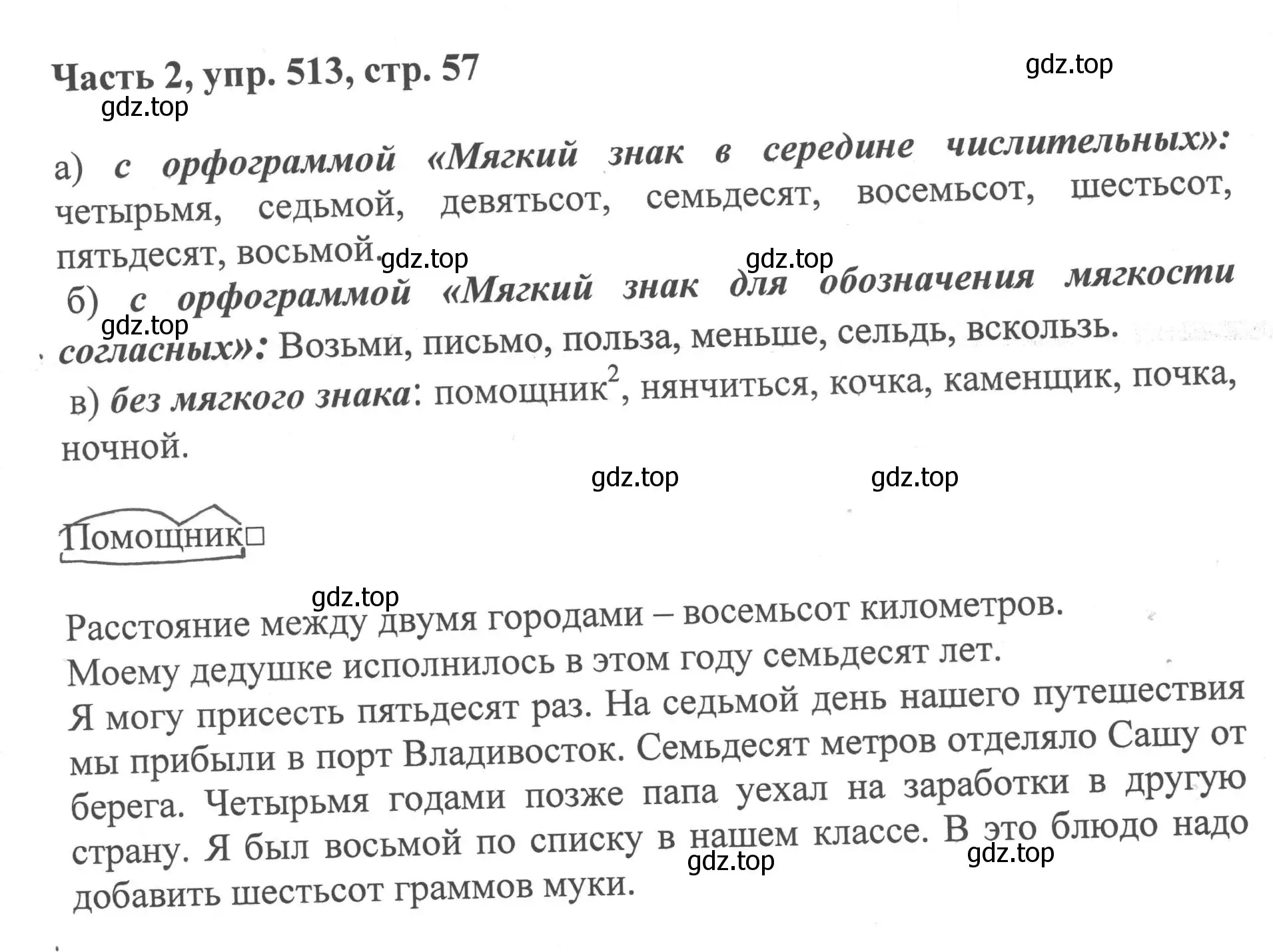 Решение номер 513 (страница 57) гдз по русскому языку 6 класс Баранов, Ладыженская, учебник 2 часть