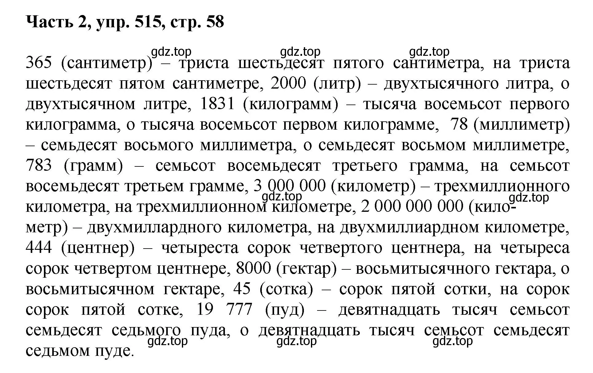 Решение номер 515 (страница 58) гдз по русскому языку 6 класс Баранов, Ладыженская, учебник 2 часть