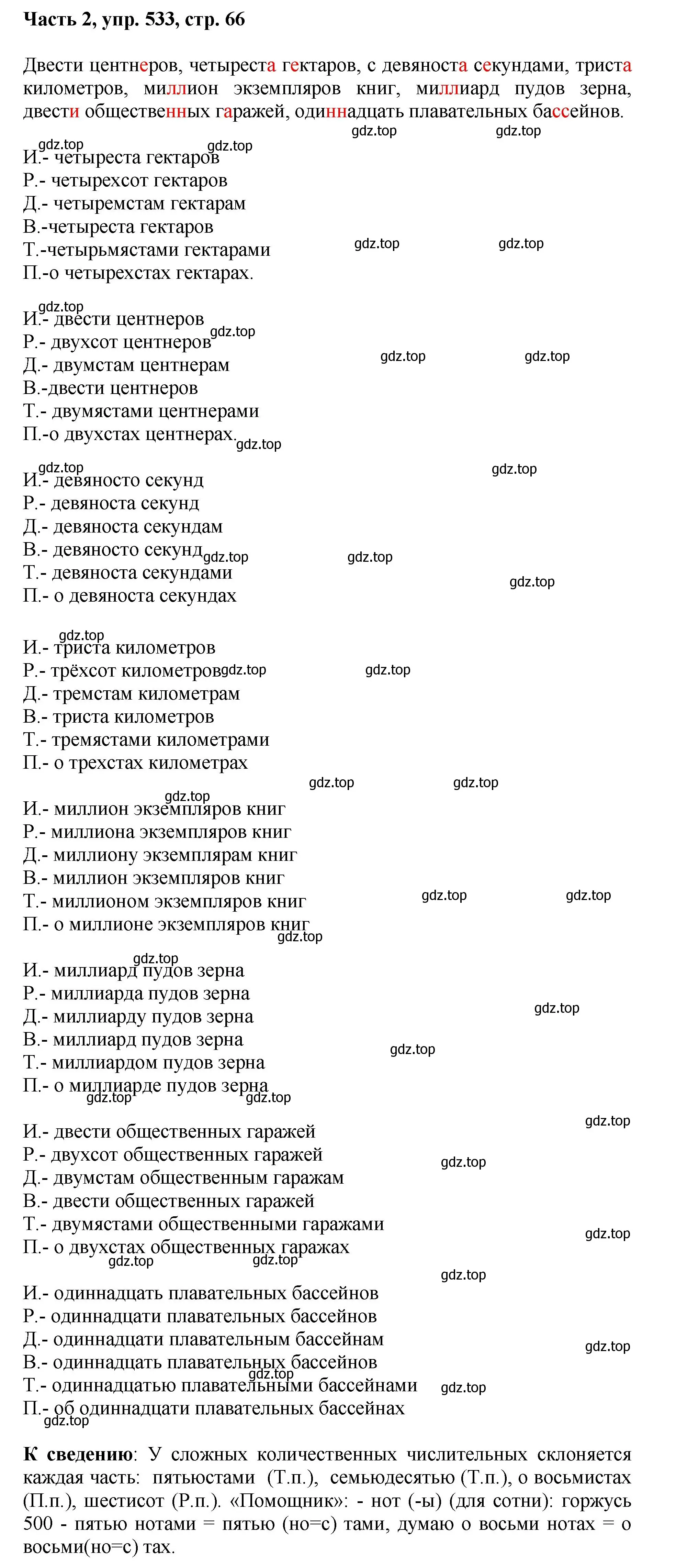 Решение номер 533 (страница 66) гдз по русскому языку 6 класс Баранов, Ладыженская, учебник 2 часть