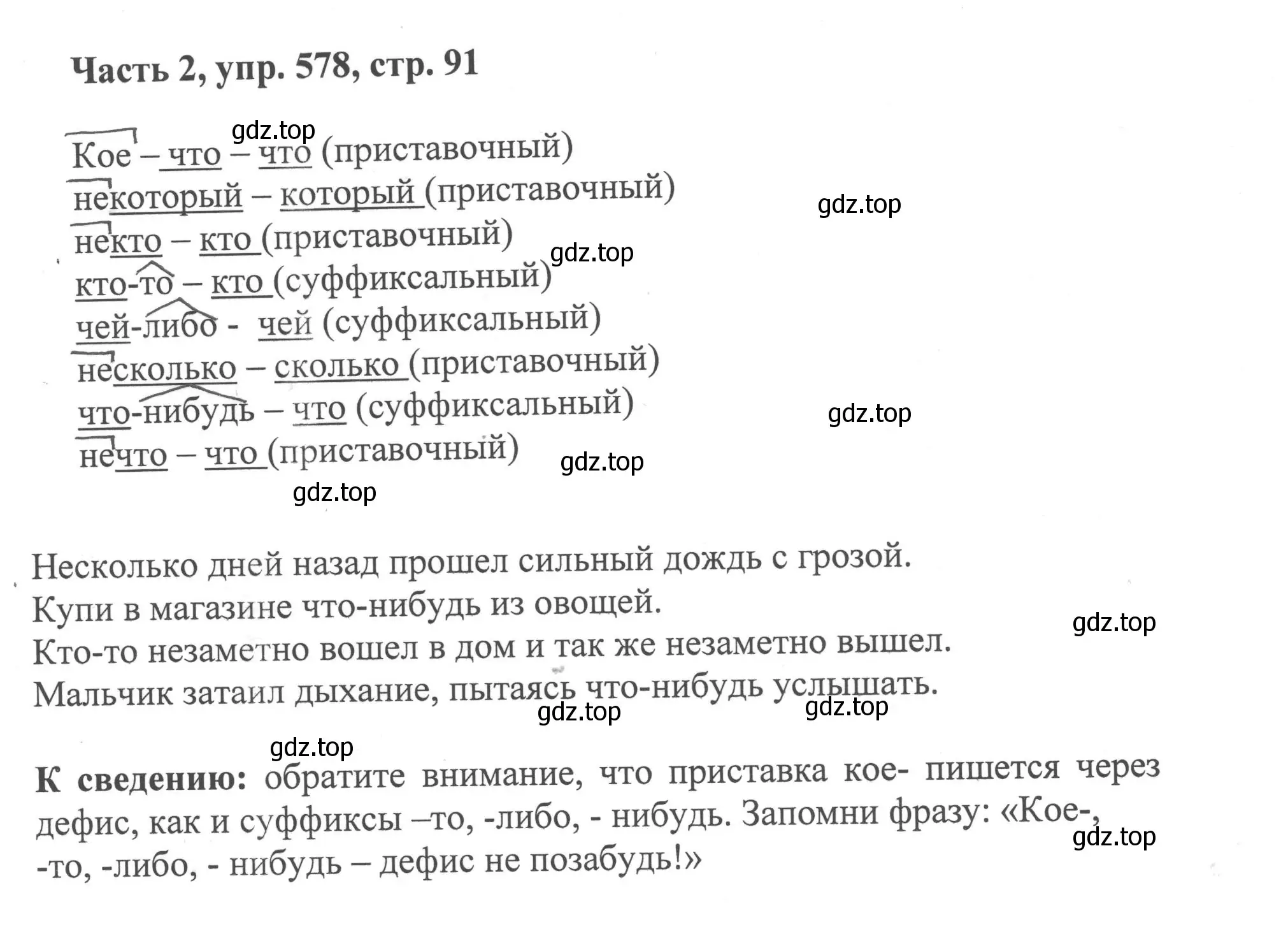 Решение номер 578 (страница 91) гдз по русскому языку 6 класс Баранов, Ладыженская, учебник 2 часть