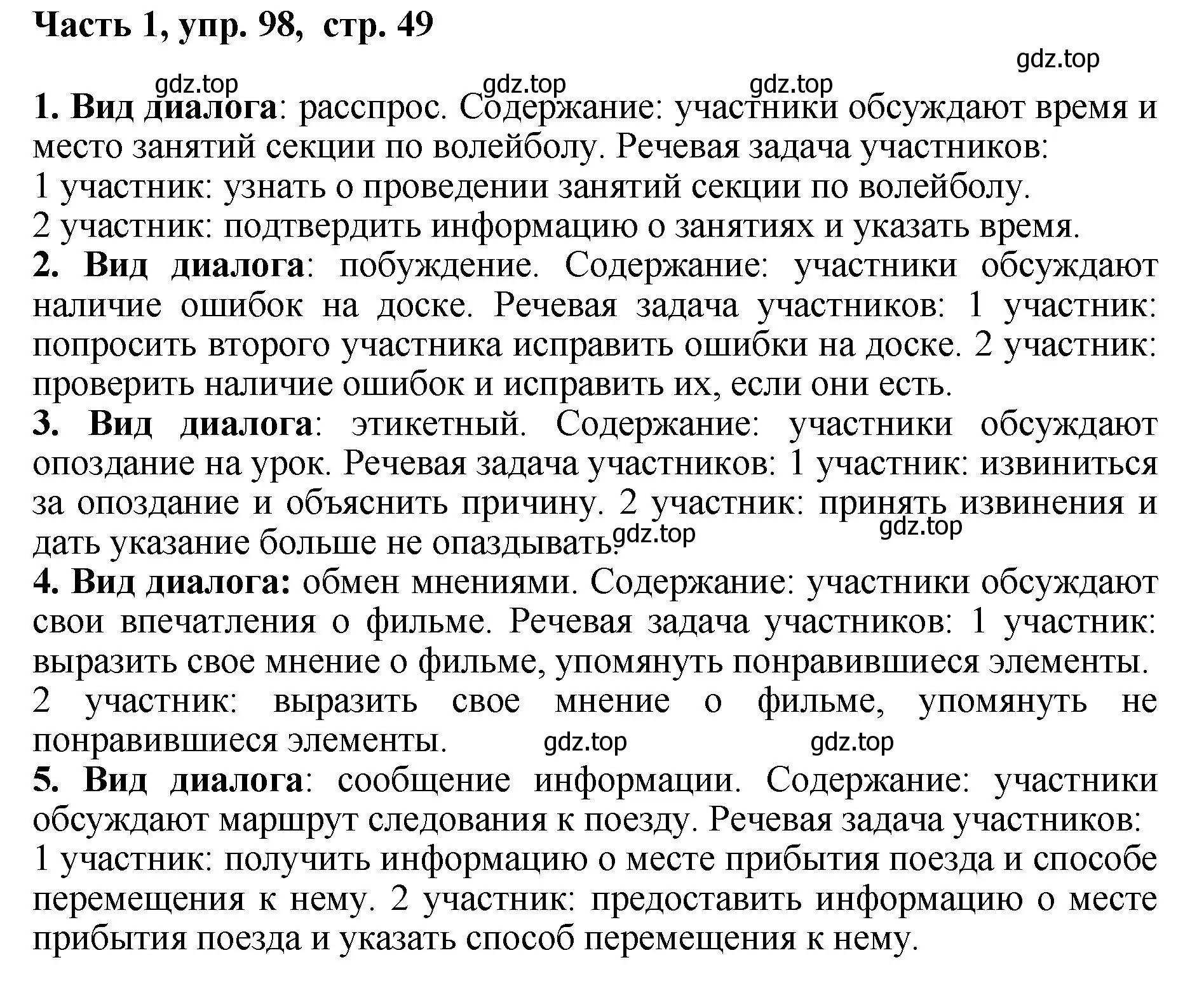 Решение номер 98 (страница 49) гдз по русскому языку 6 класс Баранов, Ладыженская, учебник 1 часть