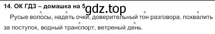 Решение 2. номер 14 (страница 8) гдз по русскому языку 6 класс Баранов, Ладыженская, учебник 1 часть