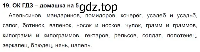 Решение 2. номер 19 (страница 10) гдз по русскому языку 6 класс Баранов, Ладыженская, учебник 1 часть