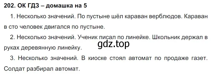 Решение 2. номер 202 (страница 107) гдз по русскому языку 6 класс Баранов, Ладыженская, учебник 1 часть