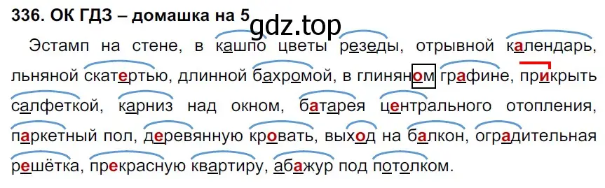 Решение 2. номер 336 (страница 174) гдз по русскому языку 6 класс Баранов, Ладыженская, учебник 1 часть