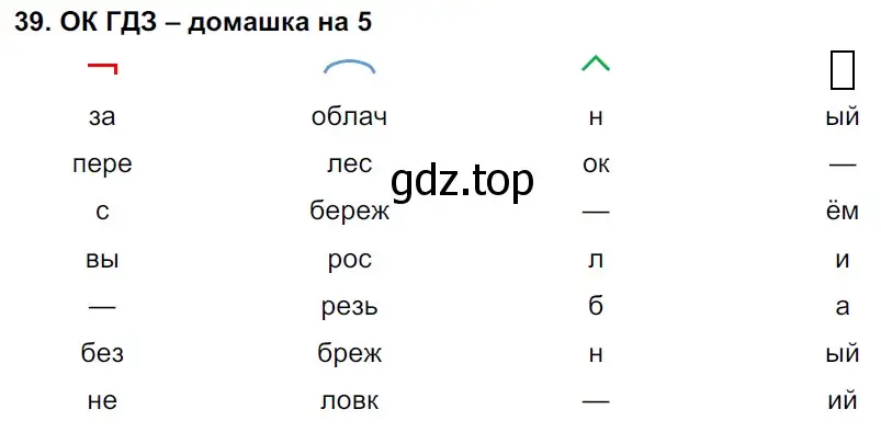 Решение 2. номер 39 (страница 19) гдз по русскому языку 6 класс Баранов, Ладыженская, учебник 1 часть