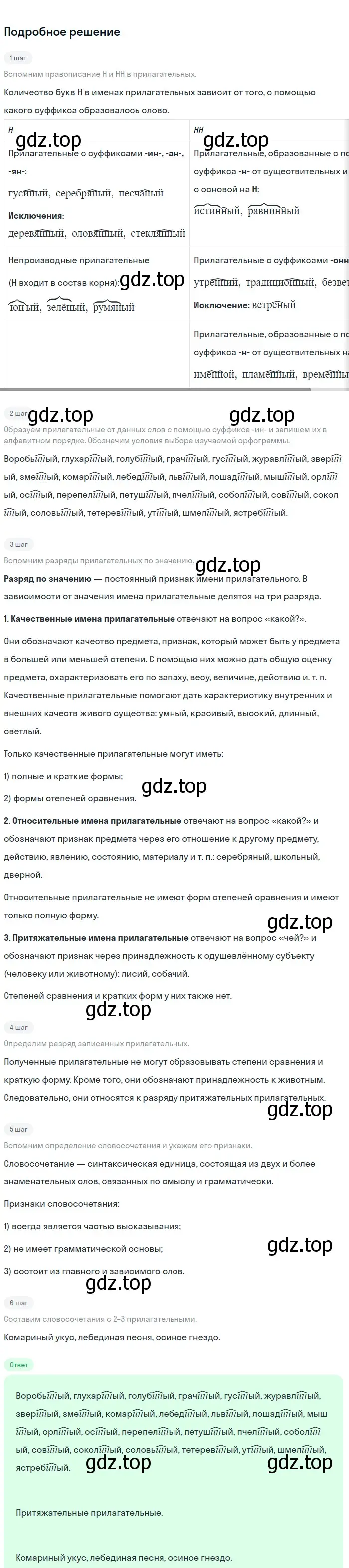 Решение 3. номер 463 (страница 32) гдз по русскому языку 6 класс Баранов, Ладыженская, учебник 2 часть