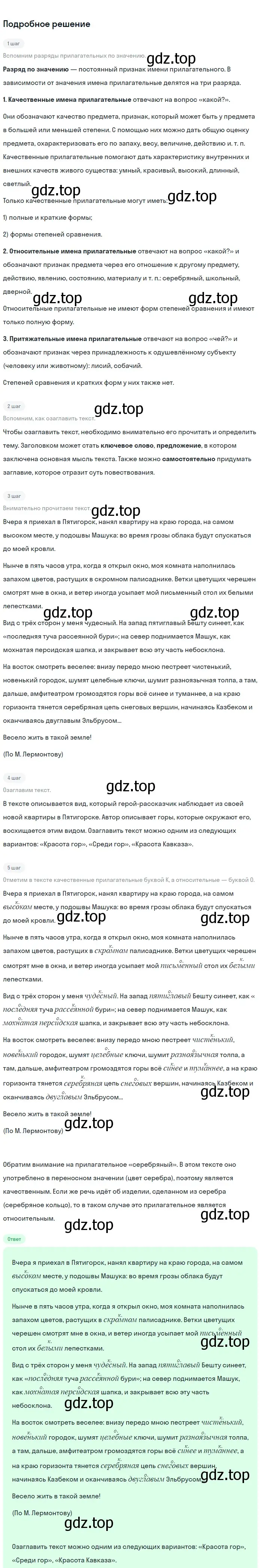 Решение 3. номер 489 (страница 44) гдз по русскому языку 6 класс Баранов, Ладыженская, учебник 2 часть