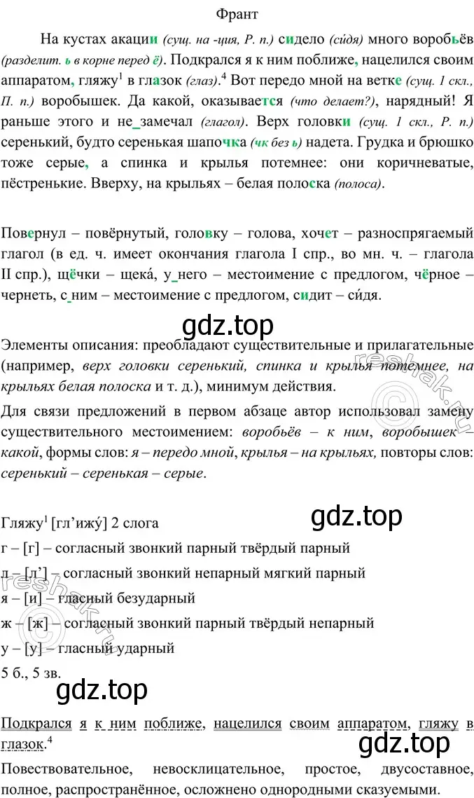 Решение 4. номер 106 (страница 55) гдз по русскому языку 6 класс Баранов, Ладыженская, учебник 1 часть