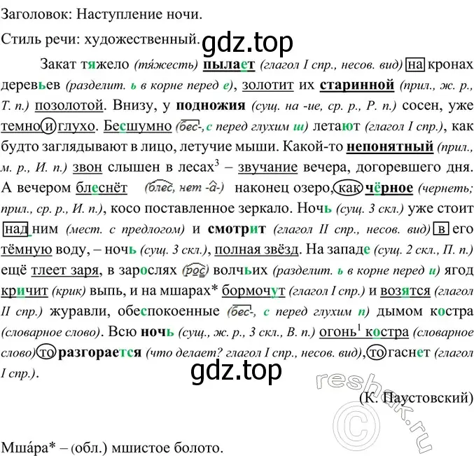 Решение 4. номер 49 (страница 25) гдз по русскому языку 6 класс Баранов, Ладыженская, учебник 1 часть