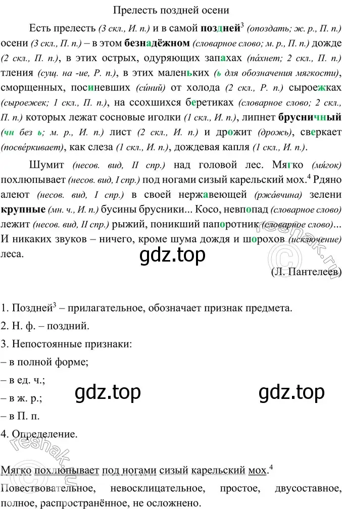 Решение 4. номер 51 (страница 26) гдз по русскому языку 6 класс Баранов, Ладыженская, учебник 1 часть