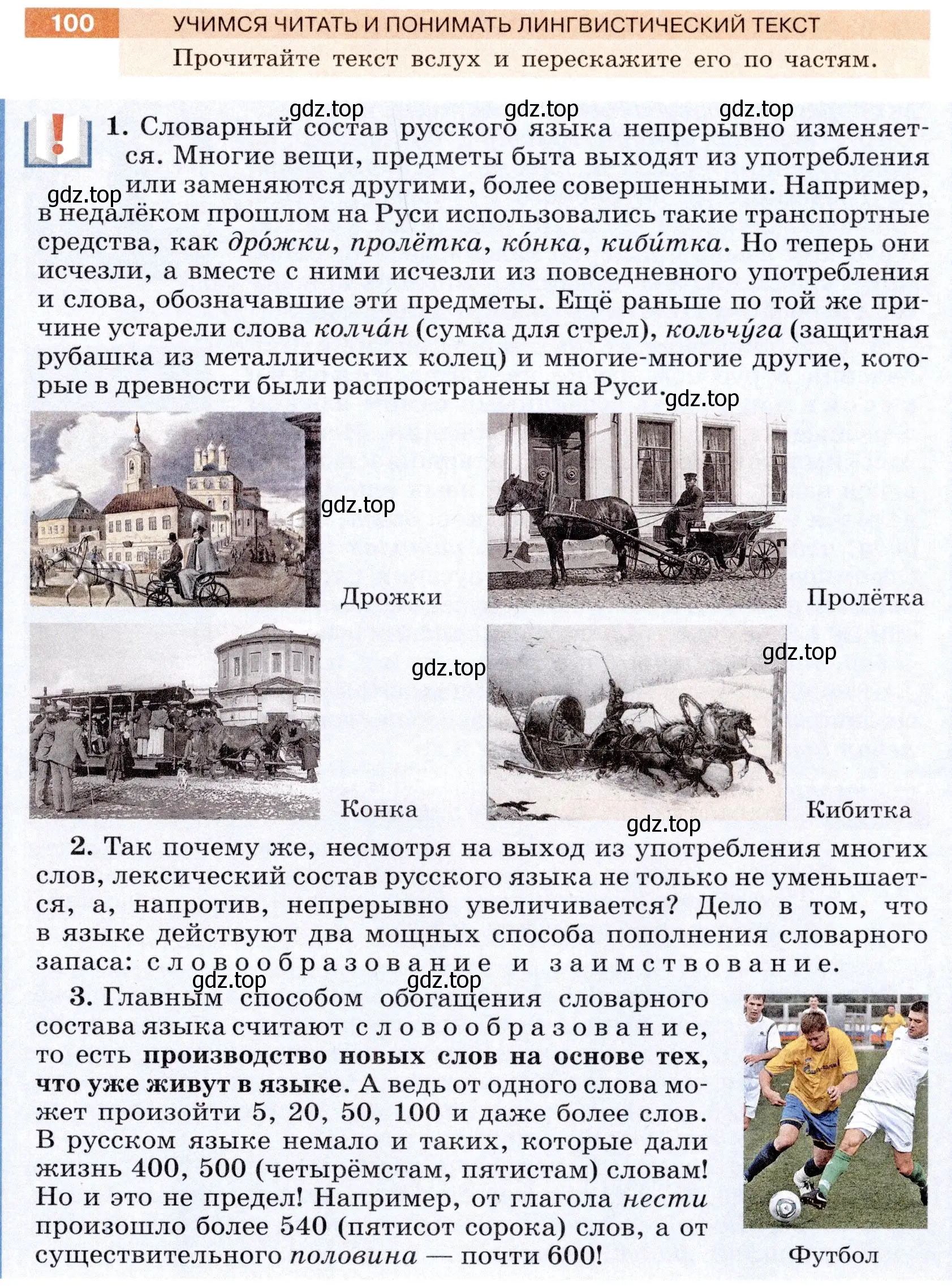 Условие номер 100 (страница 41) гдз по русскому языку 6 класс Разумовская, Львова, учебник 1 часть