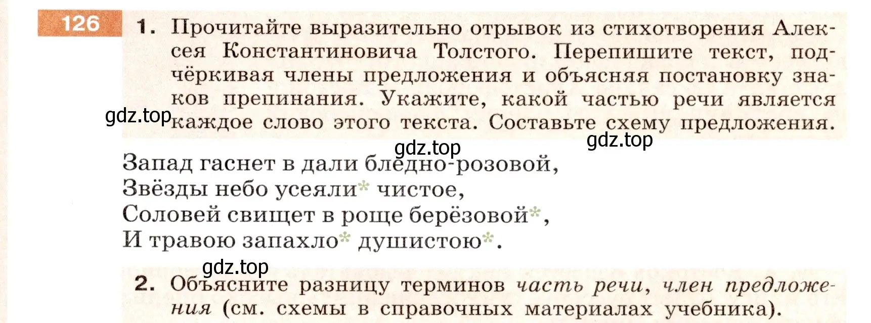 Условие номер 126 (страница 53) гдз по русскому языку 6 класс Разумовская, Львова, учебник 1 часть