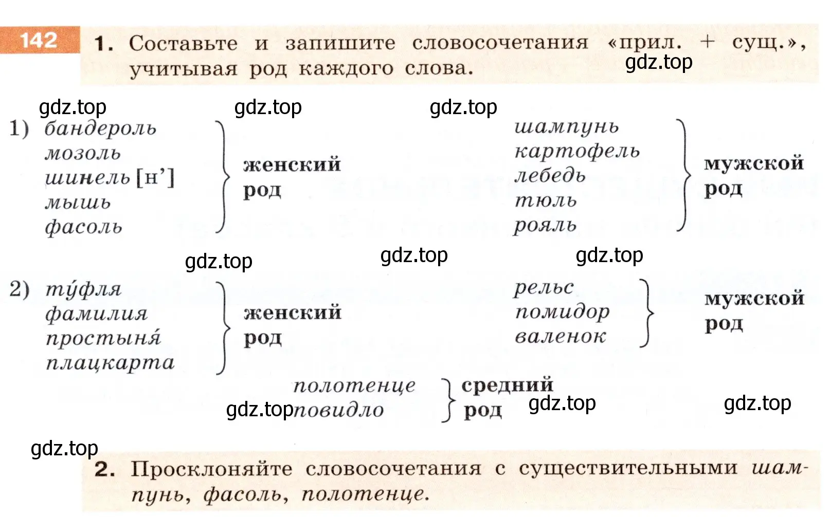 Условие номер 142 (страница 58) гдз по русскому языку 6 класс Разумовская, Львова, учебник 1 часть