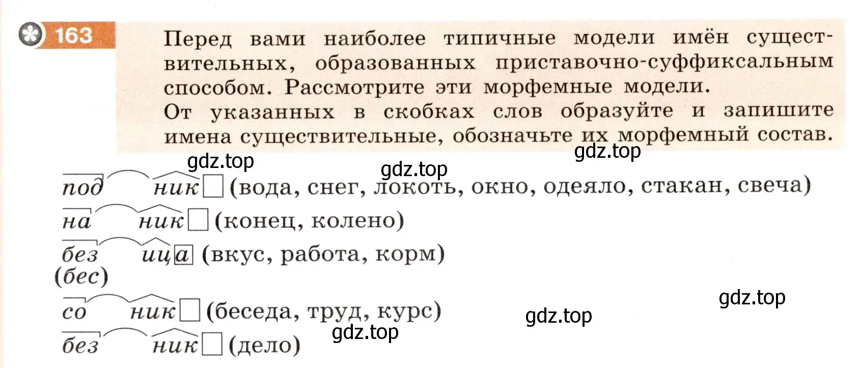 Условие номер 163 (страница 63) гдз по русскому языку 6 класс Разумовская, Львова, учебник 1 часть