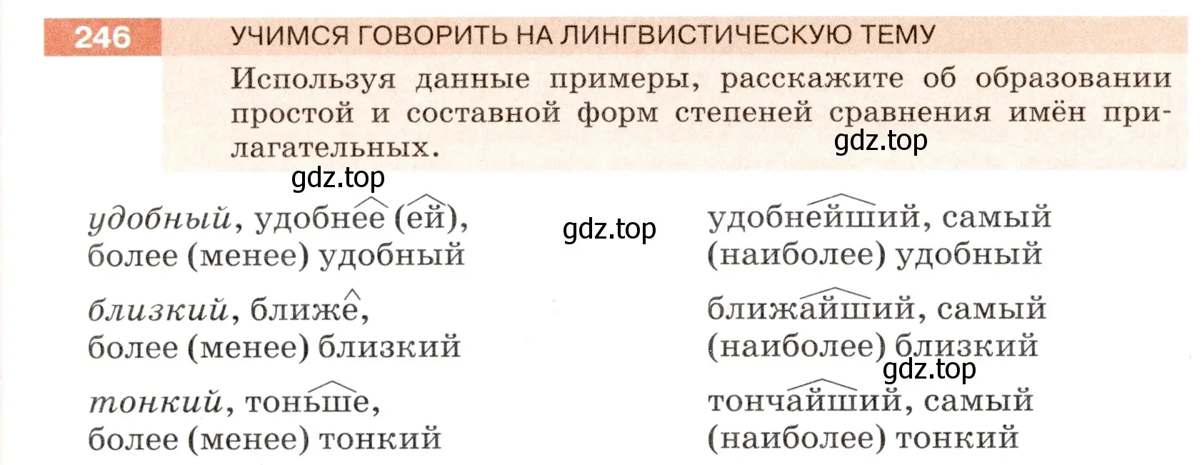 Условие номер 246 (страница 92) гдз по русскому языку 6 класс Разумовская, Львова, учебник 1 часть